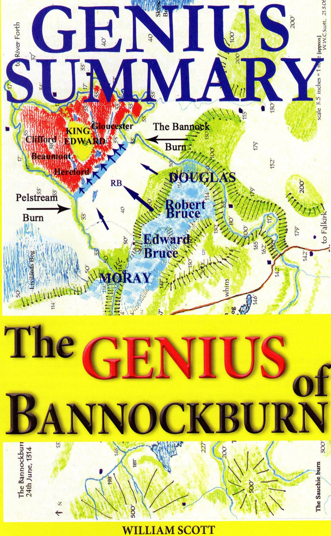 © Elenkus: The genius of Bannockburn book cover