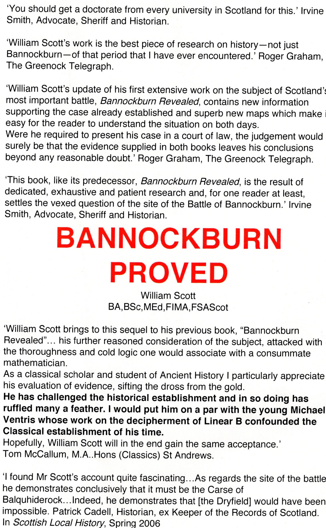 © Elenkus: Bannockburn proved